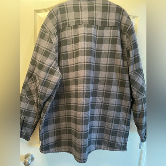 Marks Warehouse - Wind River Sherpa Lined Flannel Shacket - Picture 2 of 6